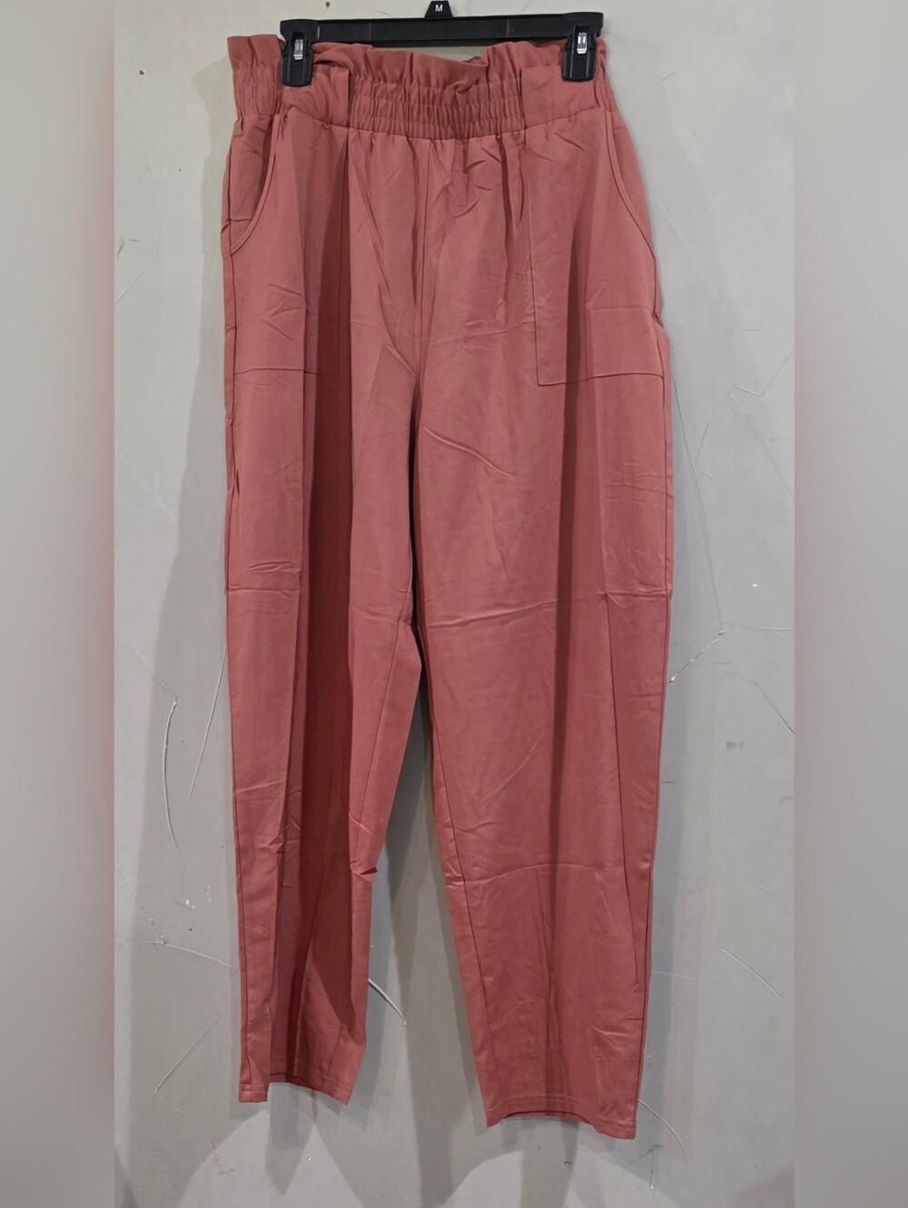 Freeprance Dusty Rose High Waisted Paperbag Pants Size XXL NWT